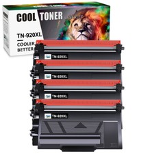 4PK High Yield TN920XL Fits For Brother TN920 MFC-EX915DW HL-L5210DW L6210DW