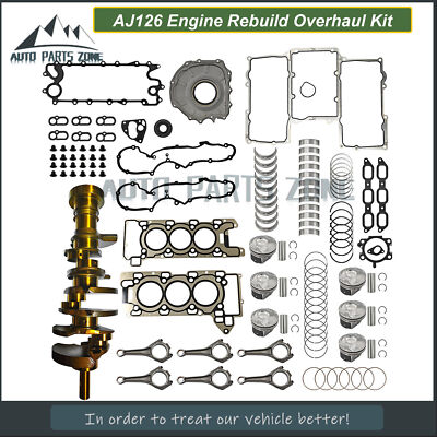 #ad AJ126 Engine Rebuild Overhaul Kit Crankshaft Rod For Jaguar Land Rover 3.0L V6 $780.00