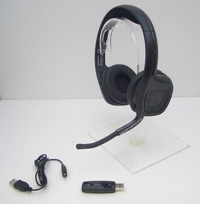 Plantronics GameCom 818 Wireless Stereo Gaming Leatherette Ear Cushion Headset - Image 2 of 2