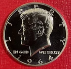 1964 Kennedy Half Dollar Gem Proof 90% Silver Hand Picked Beautiful Coin.