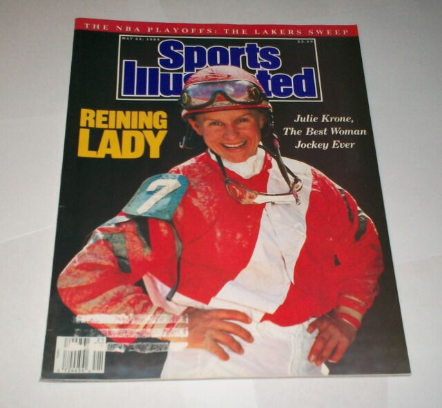 1989 NO LABEL ! Sports Illustrated jockey JULIE KRONE horse racing ...