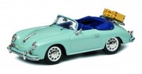 1/43 Schuco Porsche 356 A Cabrio Reisezeit MeißEnblau 450258400