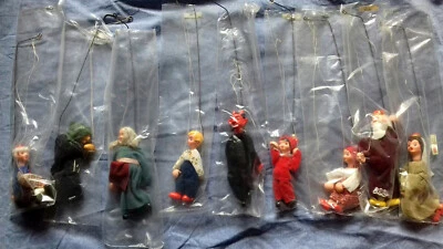 Lot de 9 marionnettes vintage JAS - Photo 1/4