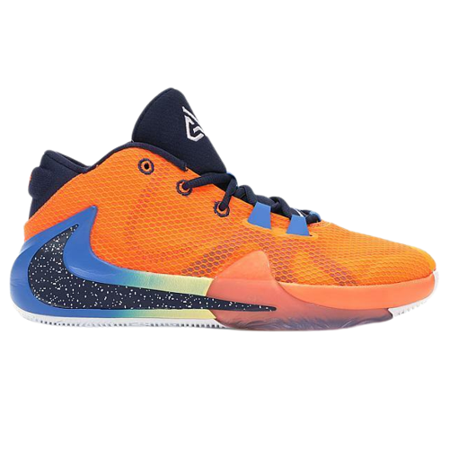 Men's Size 12.5 Nike Zoom Freak 1 All Bro Orange Blue 2019 Men's Size 12.5 Nike Zoom Freak 1 All Bro Orange Blue 2019