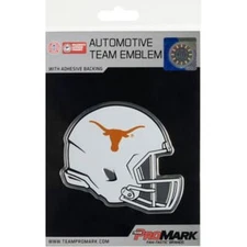 TEXAS LONGHORNS TEAM PROMARK OFFICIAL NCAA TEAM CHROME AUTO EMBLEM 4 X 4
