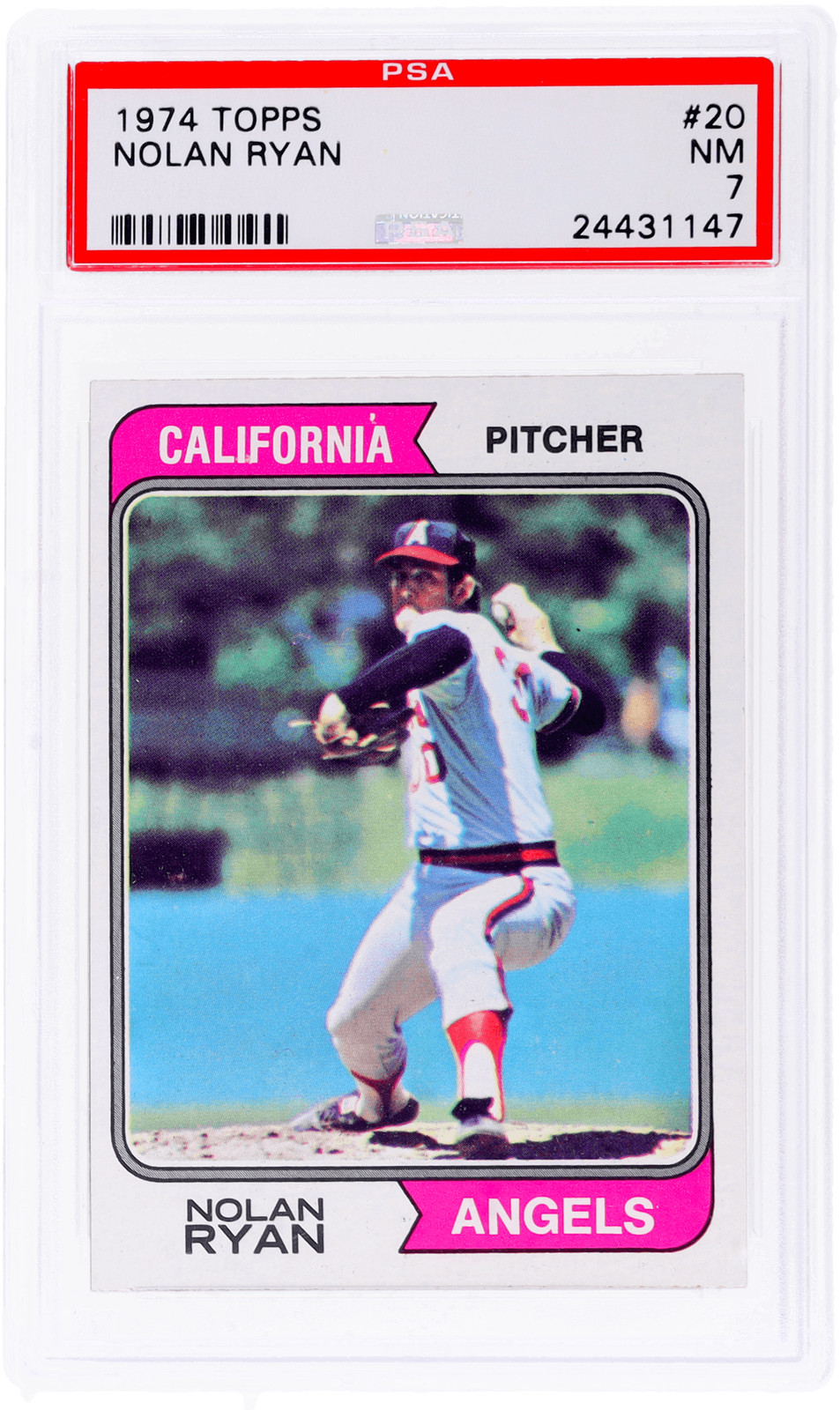 1974 Topps Nolan Ryan #20 PSA 7