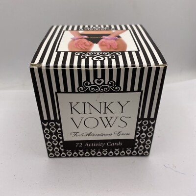 Mature Adult Playing Cards, Kinky Vows For Adventurous Lovers 72 Cards EUC!
