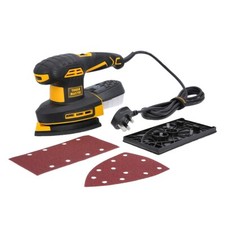 Finishing Sander Including Dust Collection Box, 2 Pads, 250W Firm Grip DIY Tool