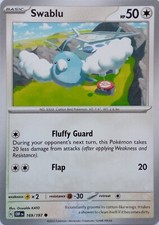 169/197 SWABLU | COMMON | OBSIDIAN FLAMES POKEMON CARD