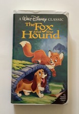 A Walt Disney Classic "The Fox and the Hound" VHS 2041 Black Diamond 