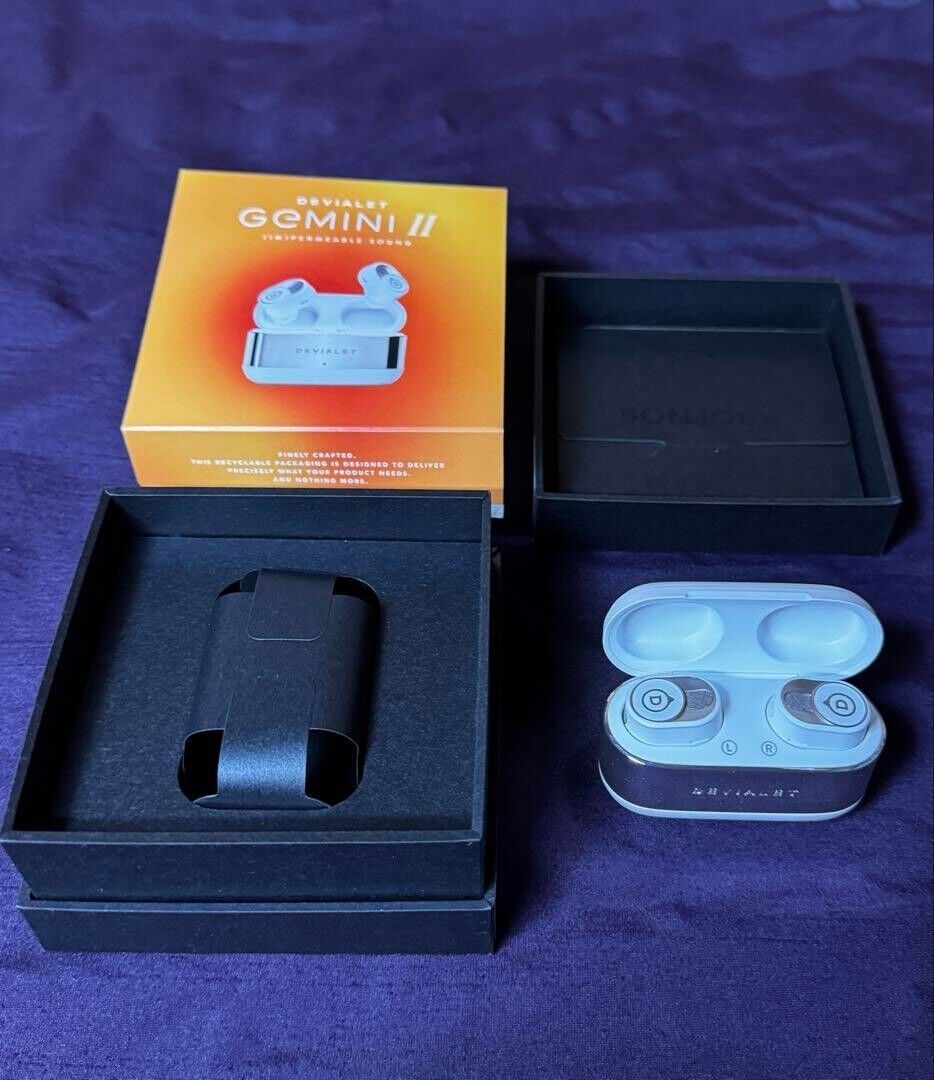 Devialet Gemini II Wireless Earphones Noise Canceling Iconic Devialet Gemini II Wireless Earphones Noise Canceling Iconic