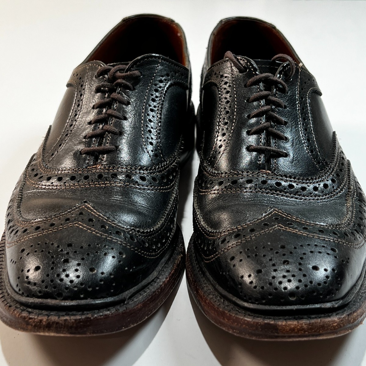 Allen Edmonds Mctavish Black Leather Wingtip Oxford Dress Shoes 7.5 D ALLEN EDMONDS MCTAVISH BLACK LEATHER WINGTIP | Mercari main image 2