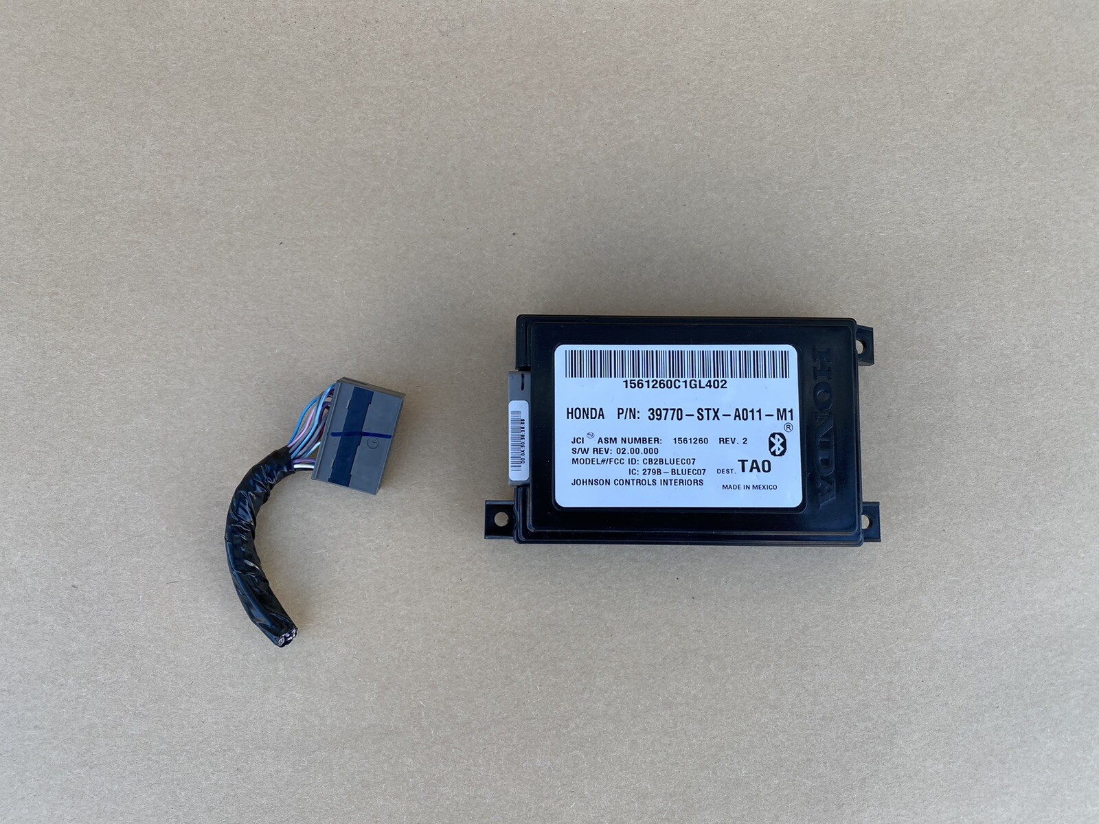 07-09 Acura MDX HFL HFT Hands Free Link Bluetooth Module 39770-STX-A011-M1 