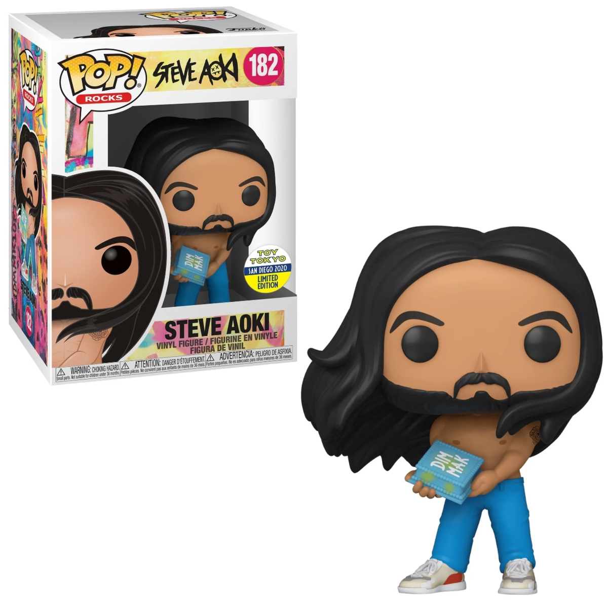 STEVE AOKI #182 (2020 TOY TOKYO CON STICKER) FUNKO POP | eBay