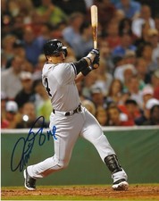 MARTIN PRADO  NEW YORK YANKEES   ACTION SIGNED 8x10