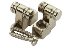 Roller String Tree Retainer for guitar - 2pk - Nickel