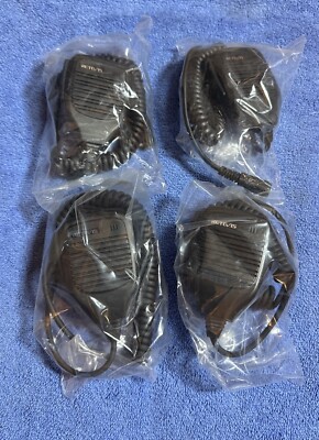 (4) Retevis Hand Speaker Microphone for Retevis RT22 H777 RT3S/BF UV5R 888S 88A