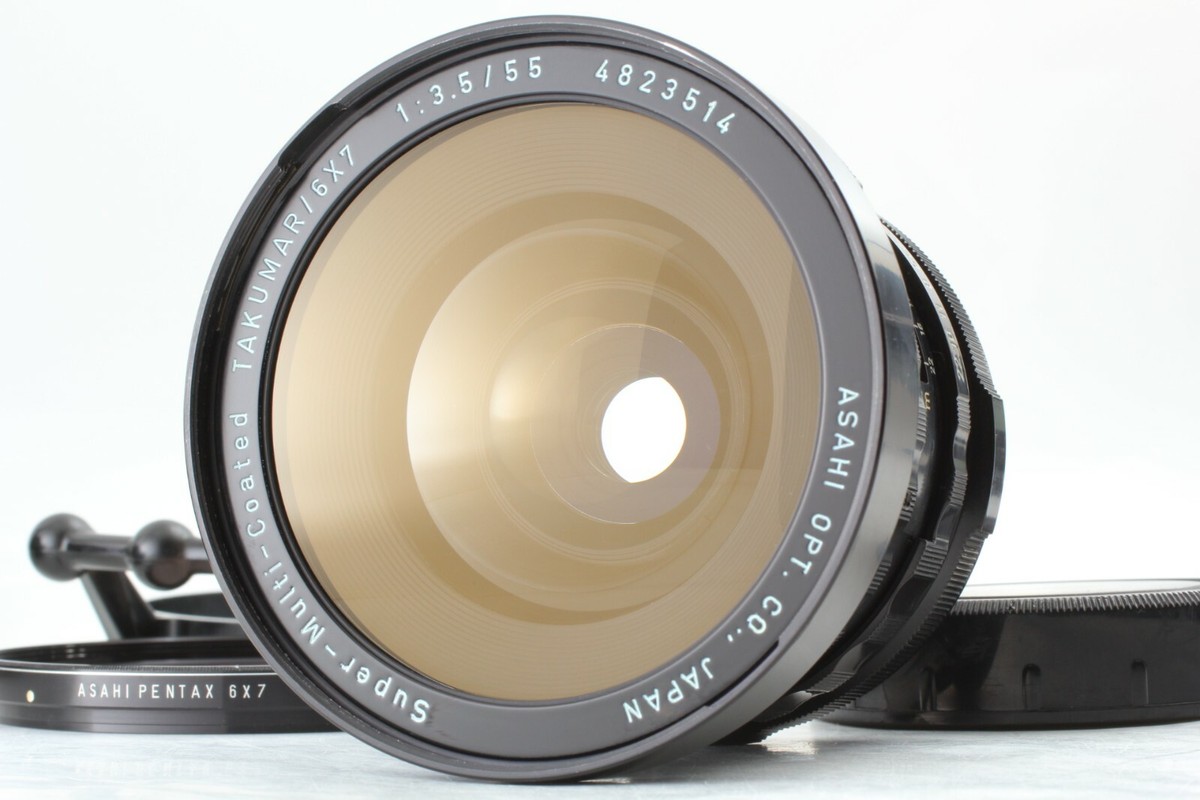 PENTAX 6×7 smc takumar 55mm f3.5 💥Near MINT w/ Filter ] Pentax 6x7 67 SMC Takumar 55mm f/3.5