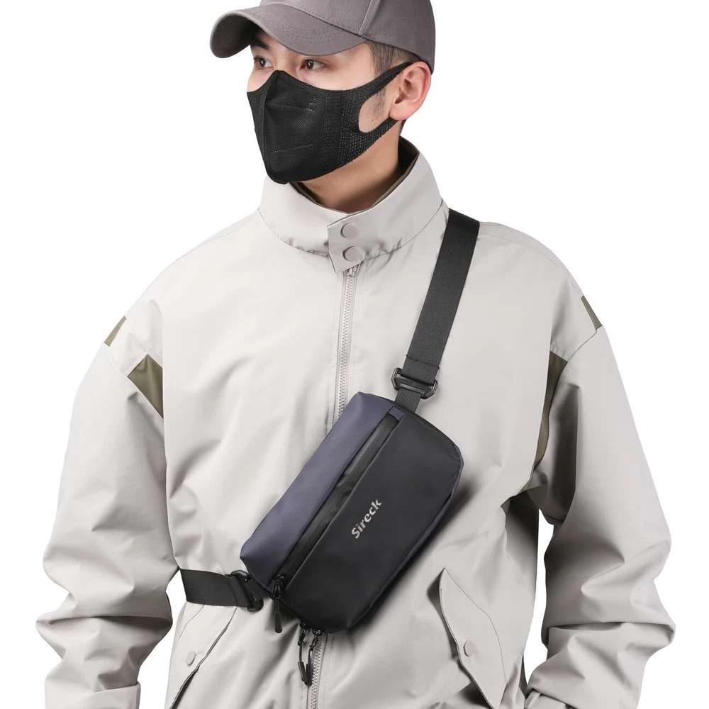 Belt Bag for Men Women Water-resistant Leather Fanny Pack Small Sling Bag Adj... Belt Bag for Men Women Water-resistant Leather Fanny Pack Small Sling Bag Adj...