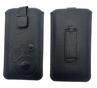 Handy Tasche schwarz für Alcatel 2020X - Hülle Etui Slim Case Gürteltasche