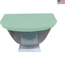 Plush Sage Green Velvet Toilet Tank Lid Cover - Perfect Fit for Your Bathroom