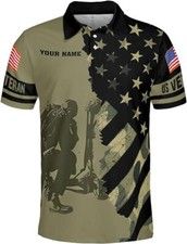 Personalized US Army Polo Shirt, Veteran of The United States Army 3D Polo Shirt