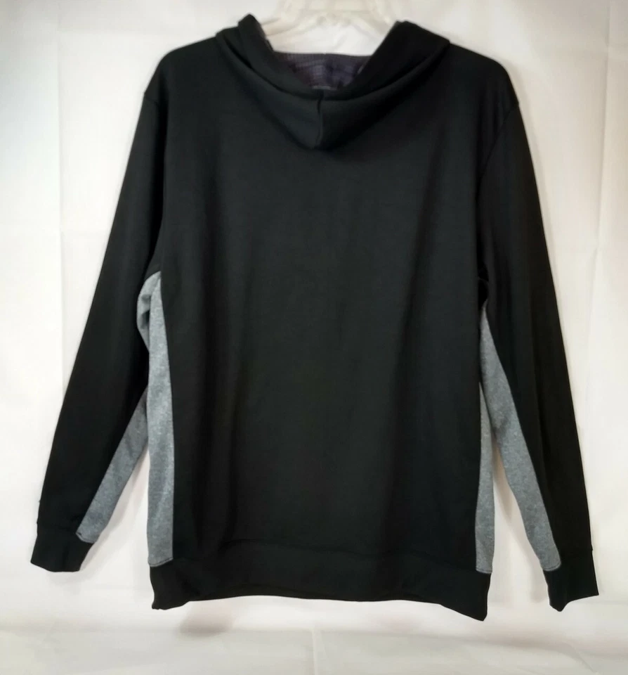 Pulôver moletom com capuz Batman DC Comics feminino tamanho 2XL preto cinza - Imagem 2 de 4