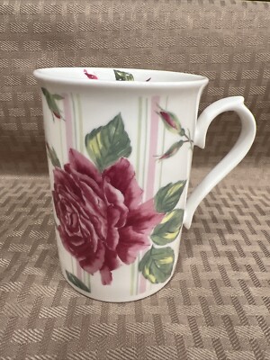 Roy Kirkham Fine Bone China Rose du Temps Pink Roses 2009 Mug