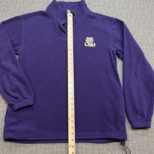 LSU Tigers Fleece Jacket Medium Adult 