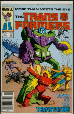 Marvel Comics The TRANSFORMERS #10 Newsstand FN 6.0