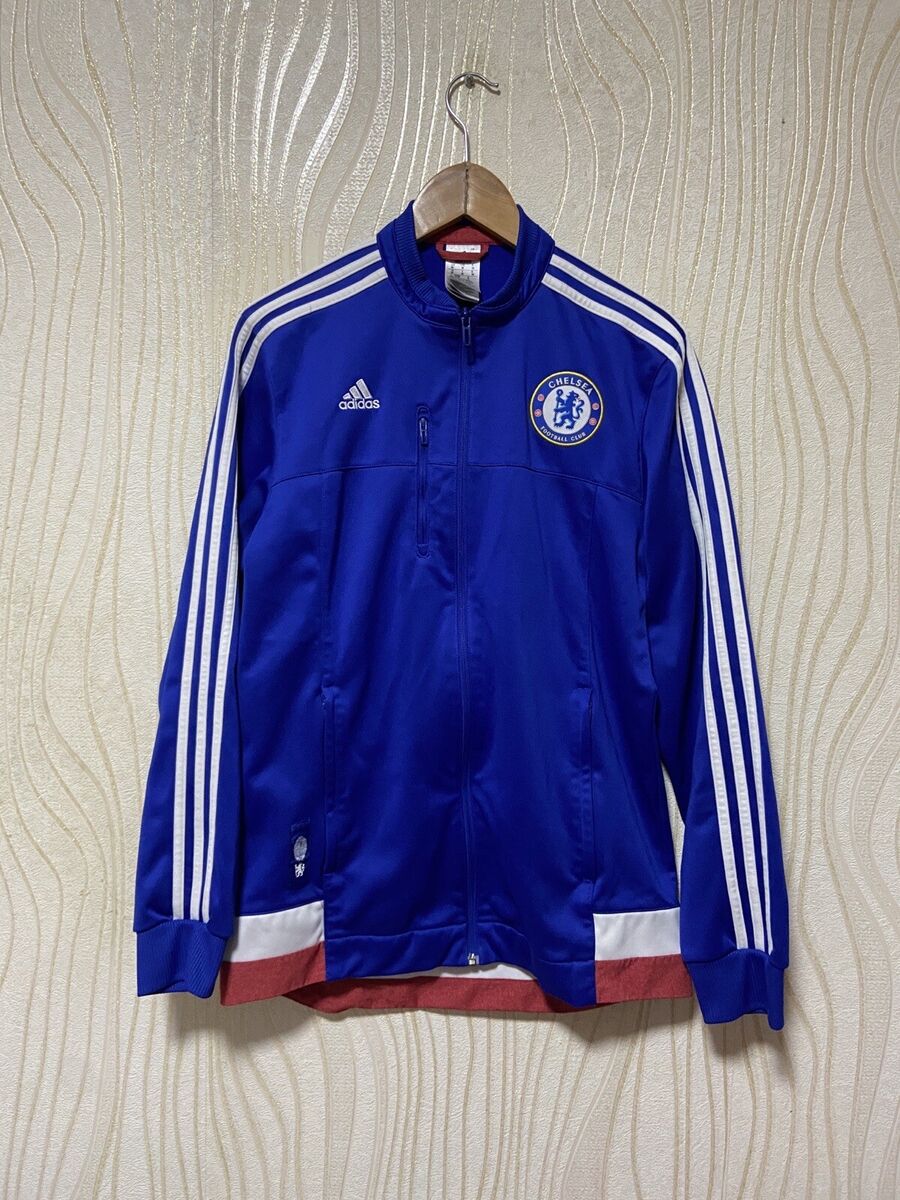 CHELSEA 2015 2016 HOME PRE MATCH FOOTBALL SOCCER JACKET CHELSEA 2015 2016 HOME PRE MATCH FOOTBALL SOCCER JACKET