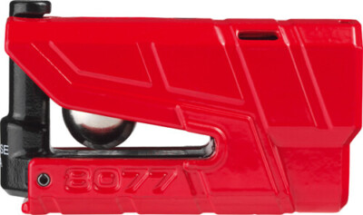 ABUS GRANIT 8077 3D ALARM DISC LOCK RED 70440