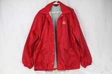 Vintage Red Pioneer Seed Technology That Yields Jacket Coat Men's Large