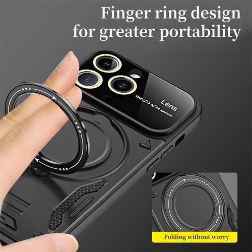 Shockproof Magnetic Case For iPhone 15 14 Plus 13 12 11 Pro Max Stand Hard Cover - Zdjęcie 6 z 15