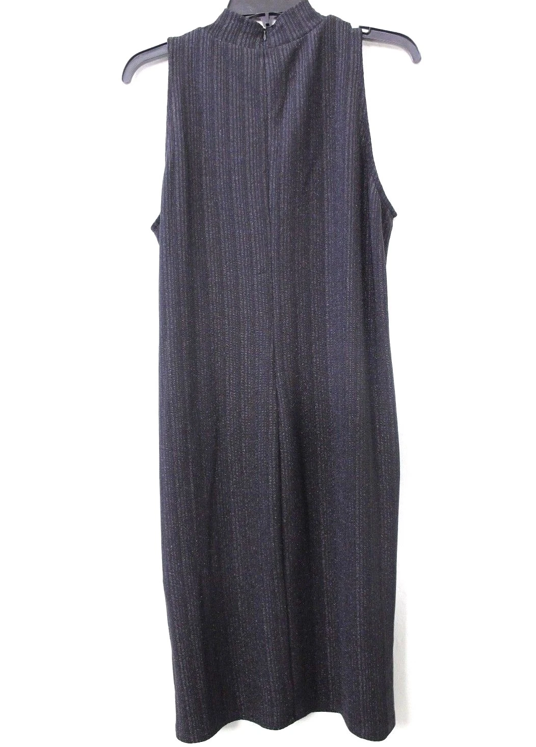 Abito MICHAEL by MICHAEL KORS a costine finto collo elasticizzato scintillante nero taglia XL $120