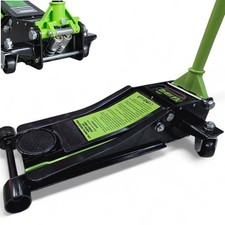 Crick Auto 5 Ton Cric Carrello Sollevatore idraulico Doppio Pistone Ribassato 65