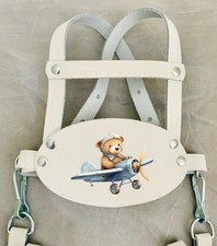 Childrens Traditional Genuine Leather Safety Harness Walking Reins