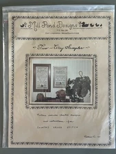 Mill Pond Designs Historical Cross Stitch Pattern TWO WAY SAMPLER  No. 137