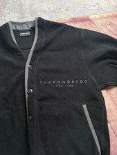 The Hundreds Black/Gray Trim Fleece Cardigan