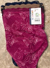 JOYSPUN Women's 3-Pair Micro and Lace Thong Underwear Panties Size XXXL 22