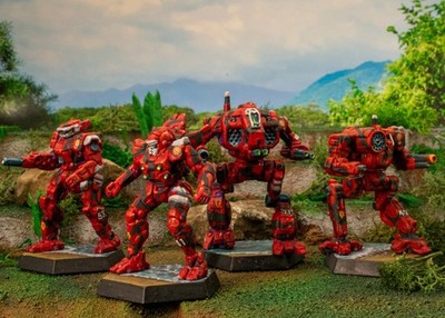 Fully Painted BattleTech 2nd Robinsons Rangers