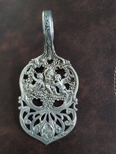 Tortenheber Kuchenheber 800er Silber Jugendstil alt/antik