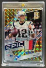 2018 Panini Spectra Tom Brady Epic Legends Patch Neon Orange #5/5 Patriots