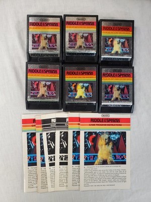 Atari 2600 Riddle Of The Sphinx Game With Manual 