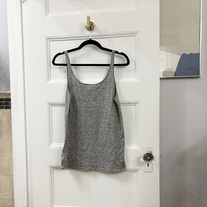 H&M Marled Gray Women's Tank Top - Sz Small thumbnail 5