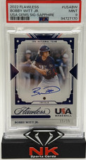 2022 Flawless Bobby Witt Auto /15 Authentic Sapphire Gem PSA 9 Pop 3 U.S.A.