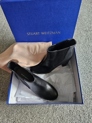 Stuart Weitzman 40 Celina Chelsea Black