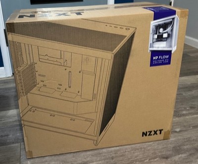 NZXT H7 Flow Mid-Tower ATX Airflow Case - White UNOPENED (2 Left)