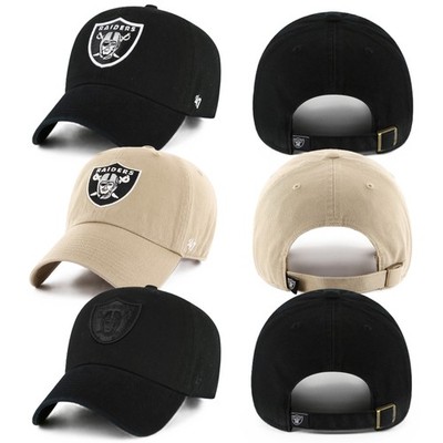 '47 Brand NFL Cap Las Vegas Raiders 47 CLEAN UP Basecap Kappe Logo Stickerei Neu