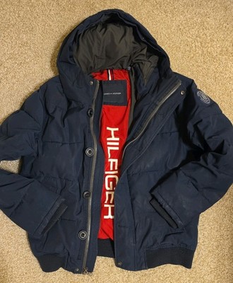 Men's Tommy Hilfiger Navy Winter Jacket Size L